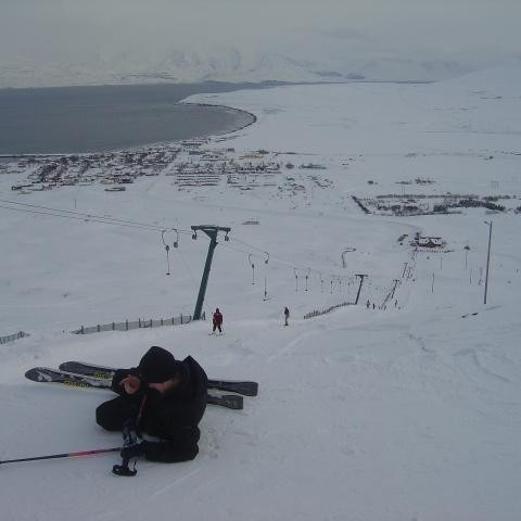 Skíðasvæðið á Dalvík 3. mars 2008