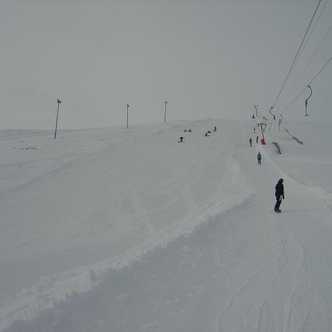 Skíðasvæðið á Dalvík 3. mars 2008