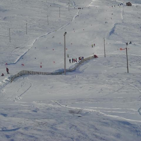 Skíðasvæðið á Dalvík 1. mars 2009