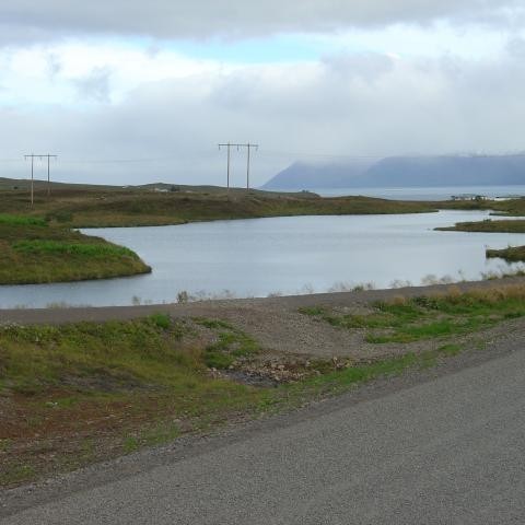 Stórhólstjörnin séð til norðurs.