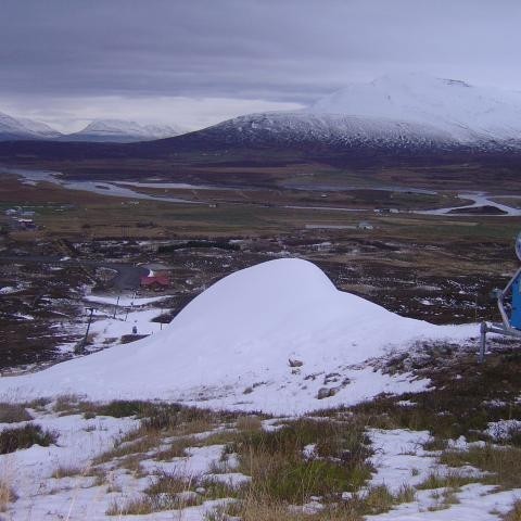 Snjóframleiðsla 30 okt til 1 nóv 2006